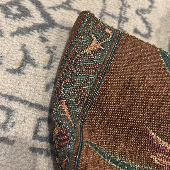 Vintage Bling Sequin Pineapple Sunflower Purse - Picture 3 of 6